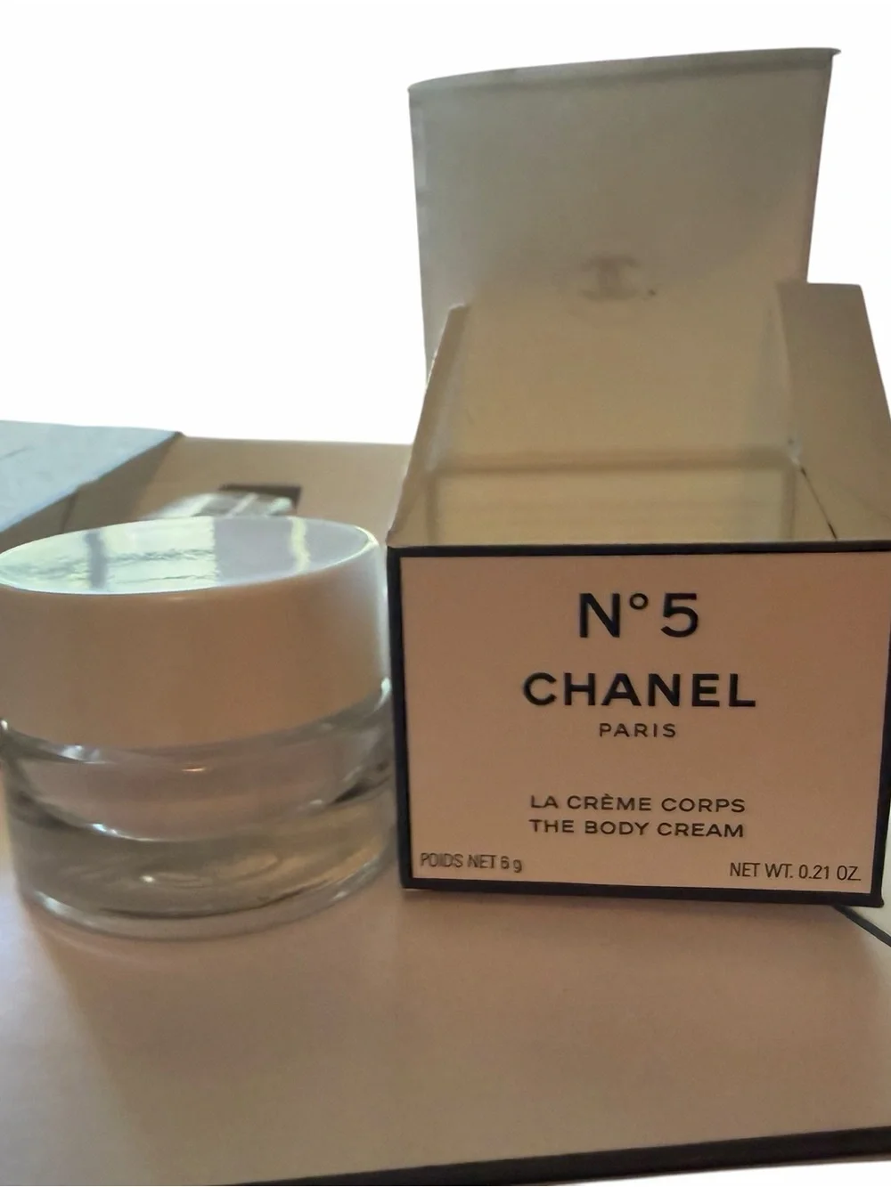 CHANEL Cream & Black Boxed Fragrance Set